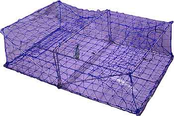 Pic: Crab Net - 100mm Mesh - Aluminium Frame